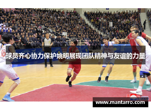 球员齐心协力保护姚明展现团队精神与友谊的力量